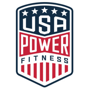 USA POWER FITNESS - ICON LOGO - PREMIUM T-SHIRT - 65FUMJ Design