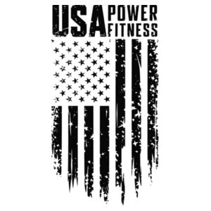 USA POWER FITNESS - DISTRESSED FLAG - WOMEN'S FITTED TANK TOP - $QKAZWT$ Design